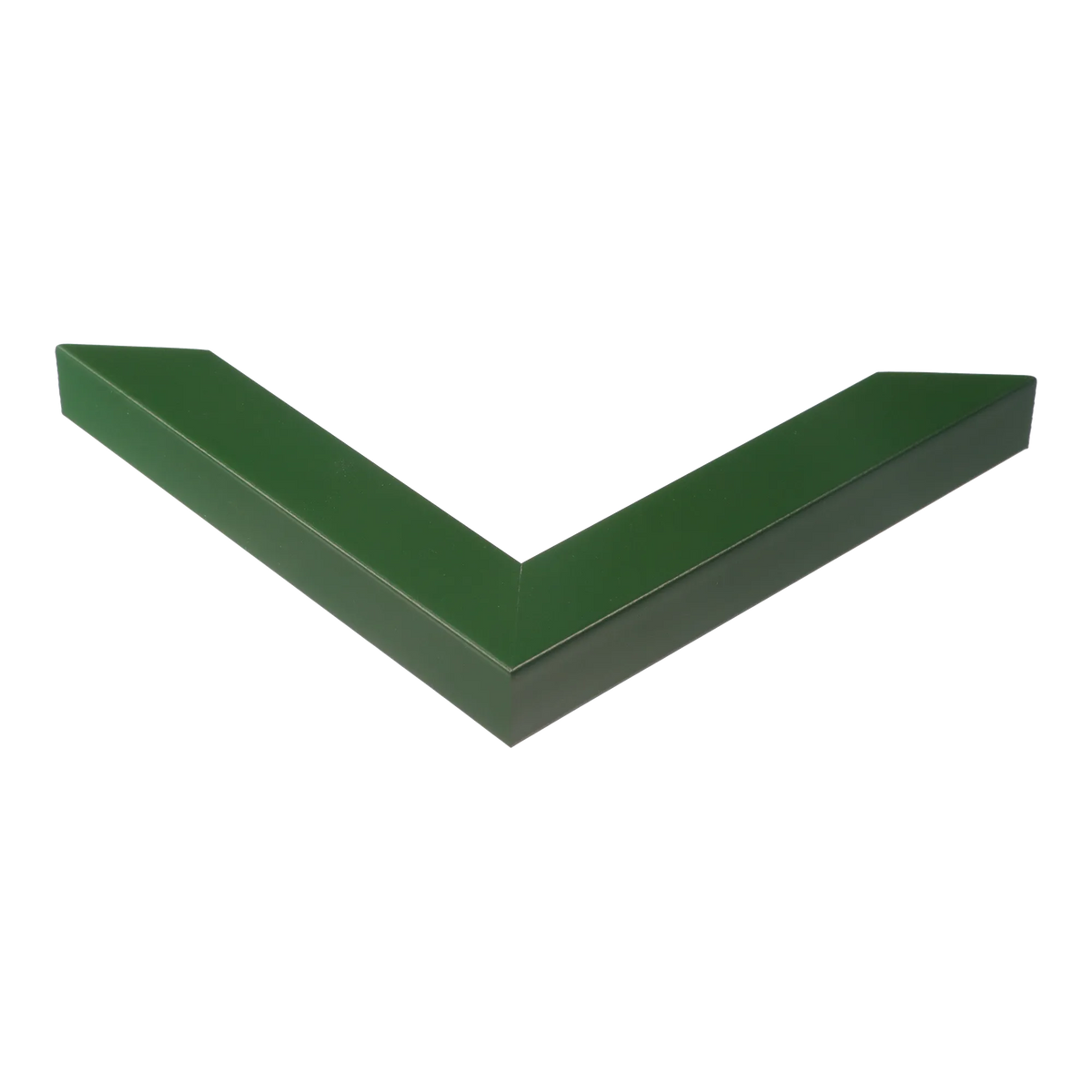 Corner view of Pure in racing green picture frame
