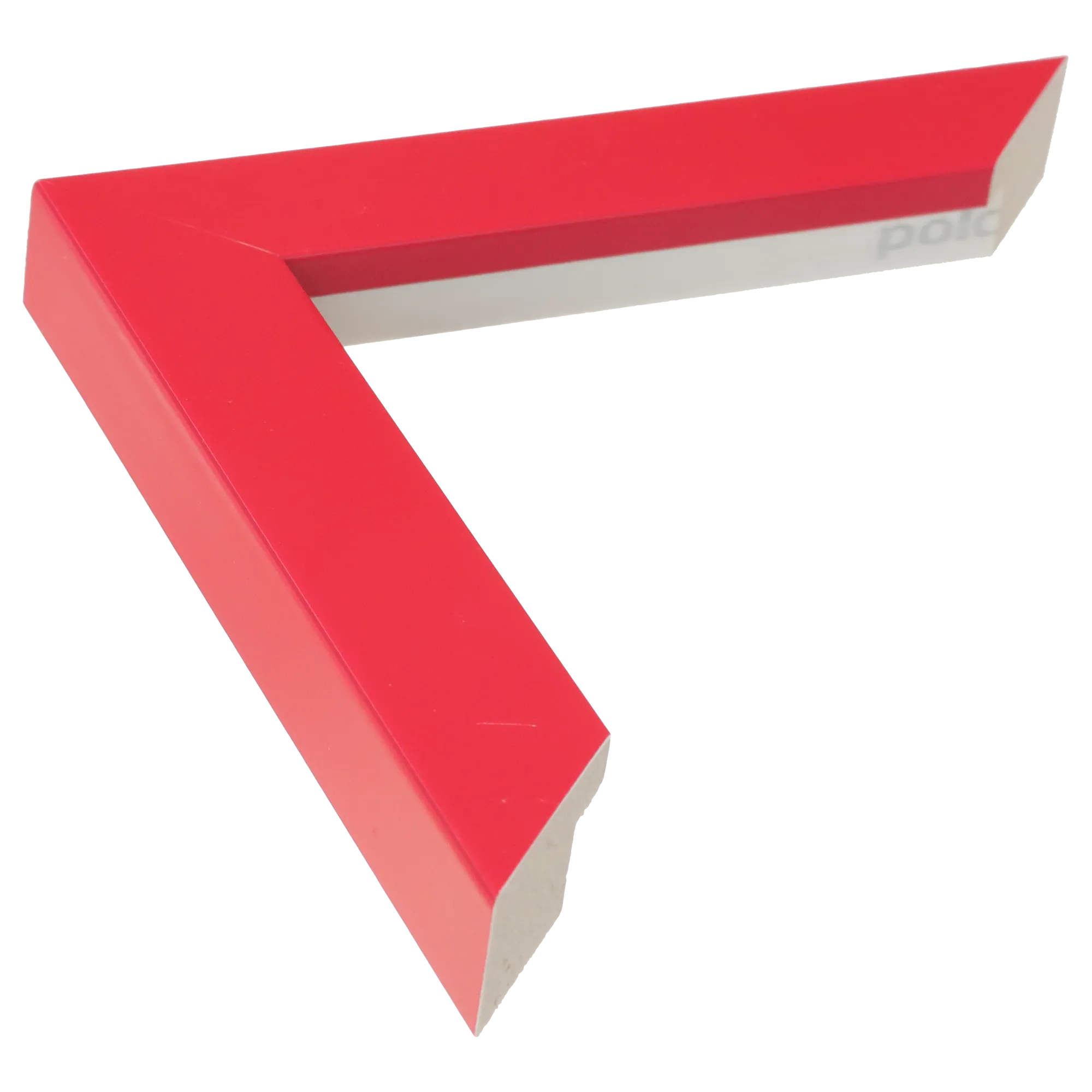 Pure in red picture frame