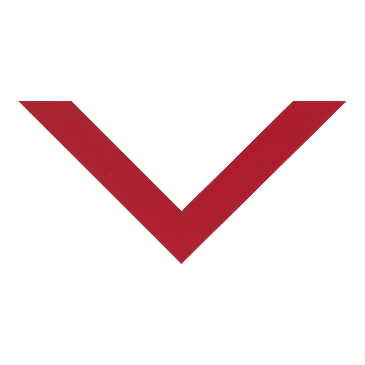 Top view of Pure picture frame in red