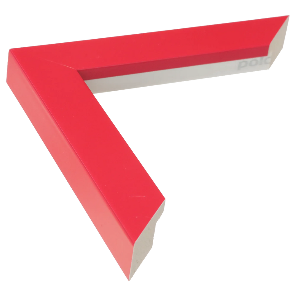 Pure in red picture frame