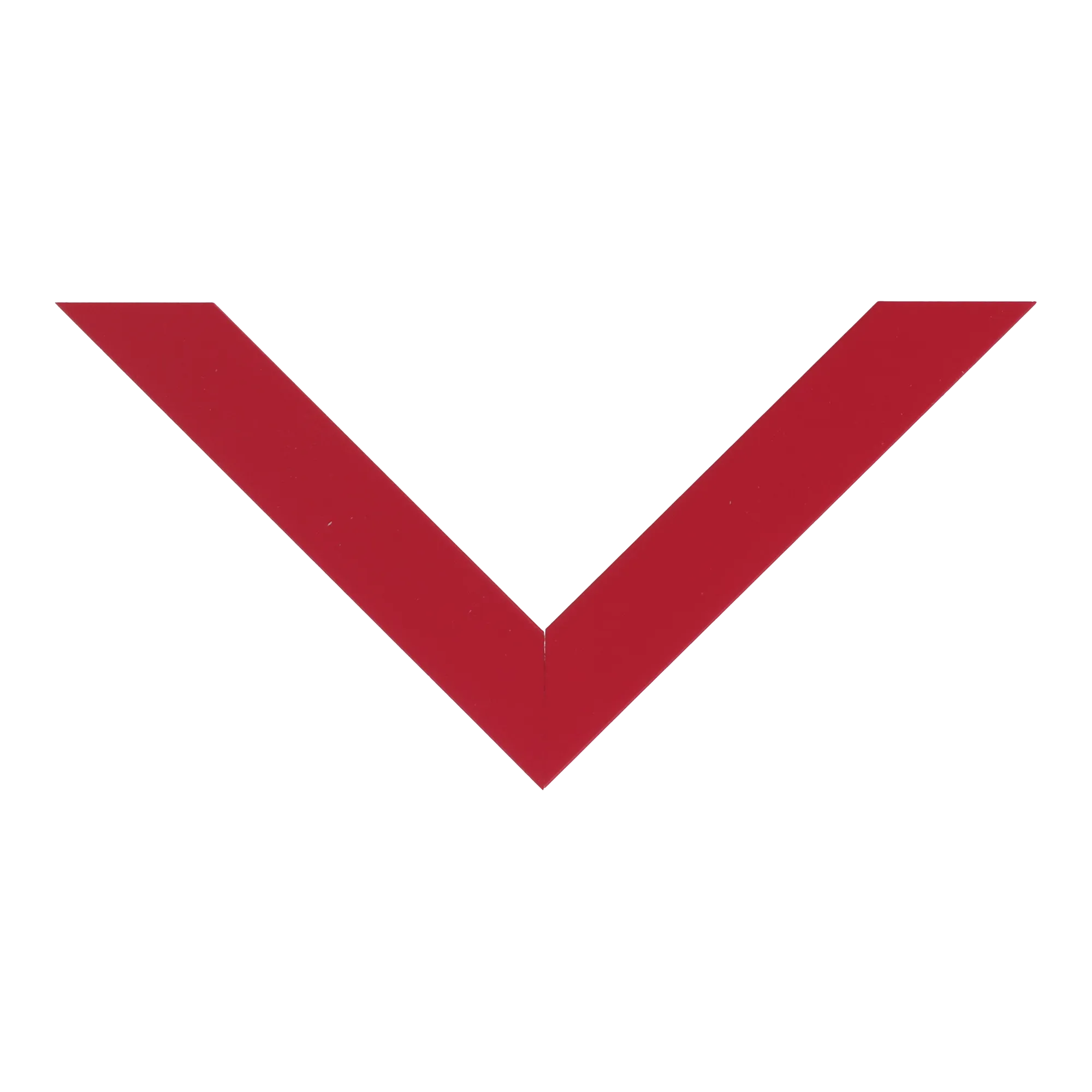 Top view of Pure picture frame in red