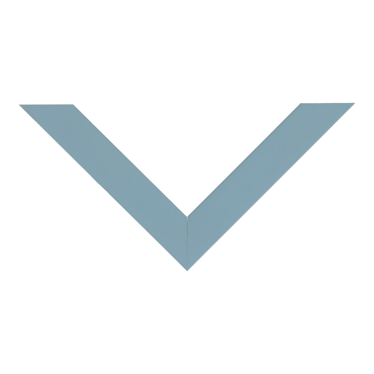 Top view of Pure picture frame in sky blue