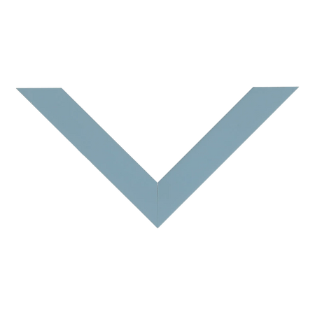 Top view of Pure picture frame in sky blue