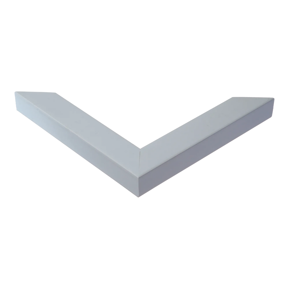 Corner view of Pure in sky blue picture frame