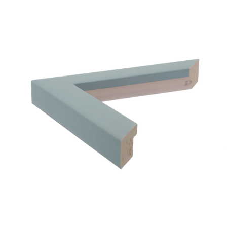 Side view of Pure picture frame in sky blue