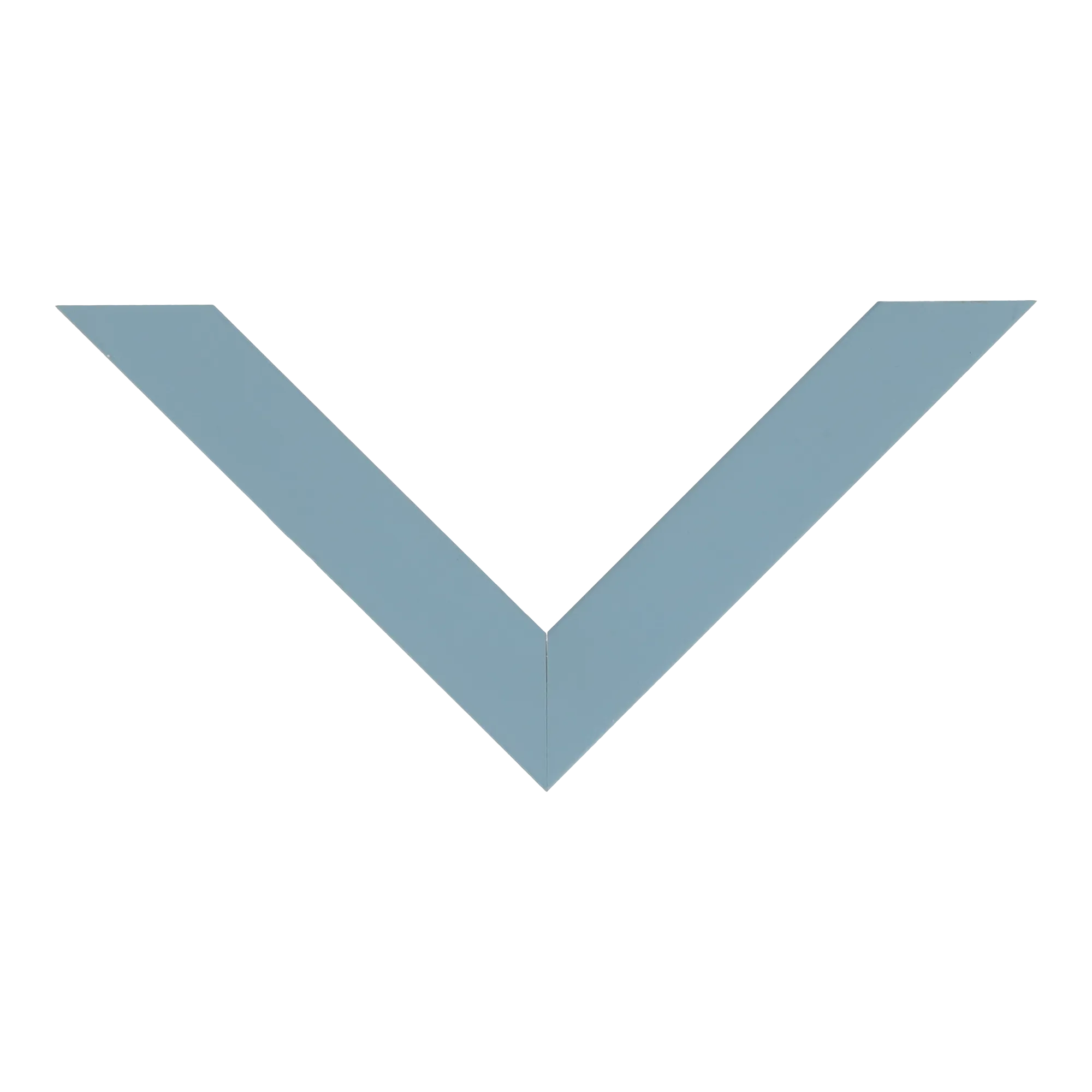 Top view of Pure picture frame in sky blue