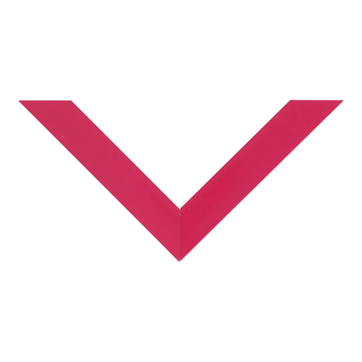 Top view of Pure picture frame in shocking pink