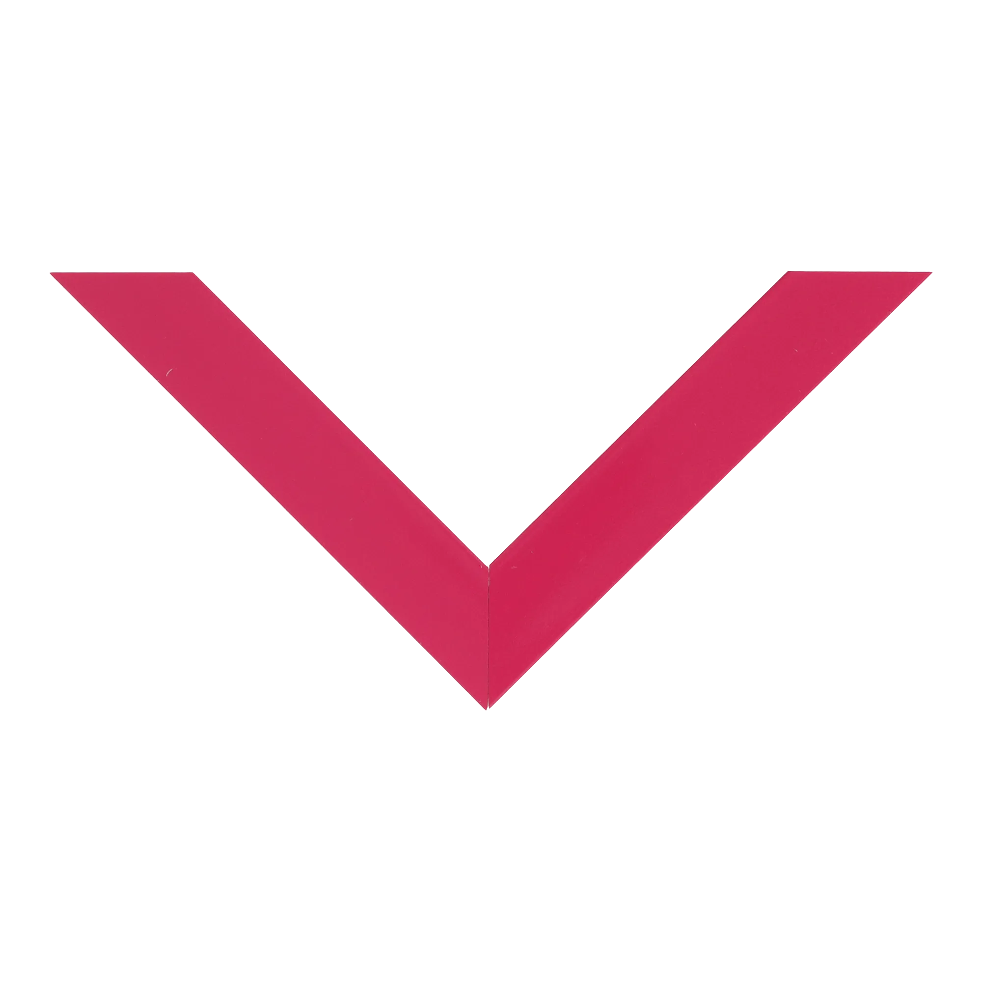 Top view of Pure picture frame in shocking pink