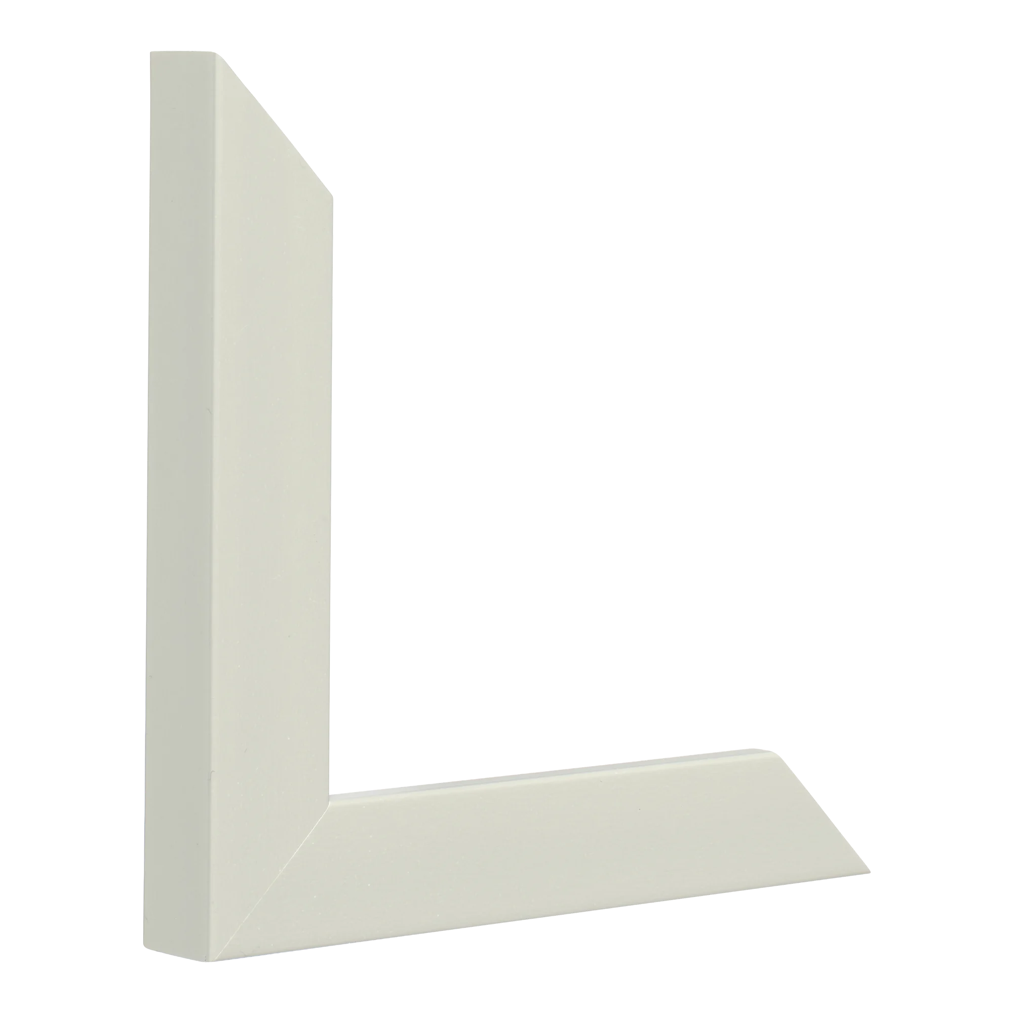 Vertical view of pure soft stone picture frame sample