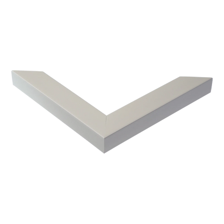 Corner view of Pure in soft stone picture frame