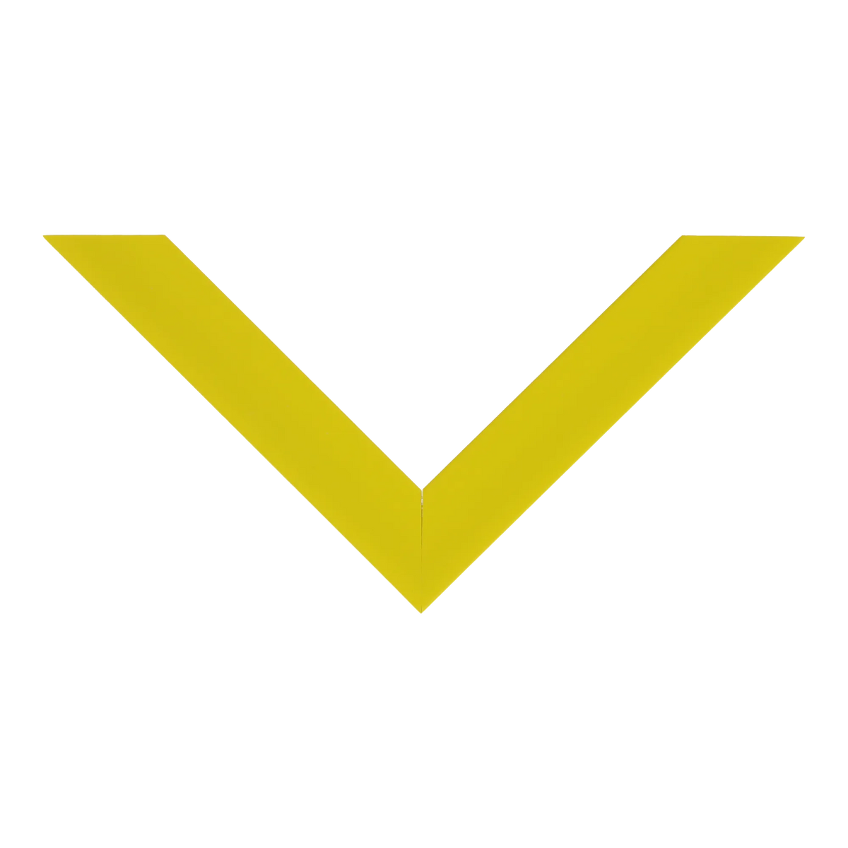 Top view of Pure picture frame in yellow