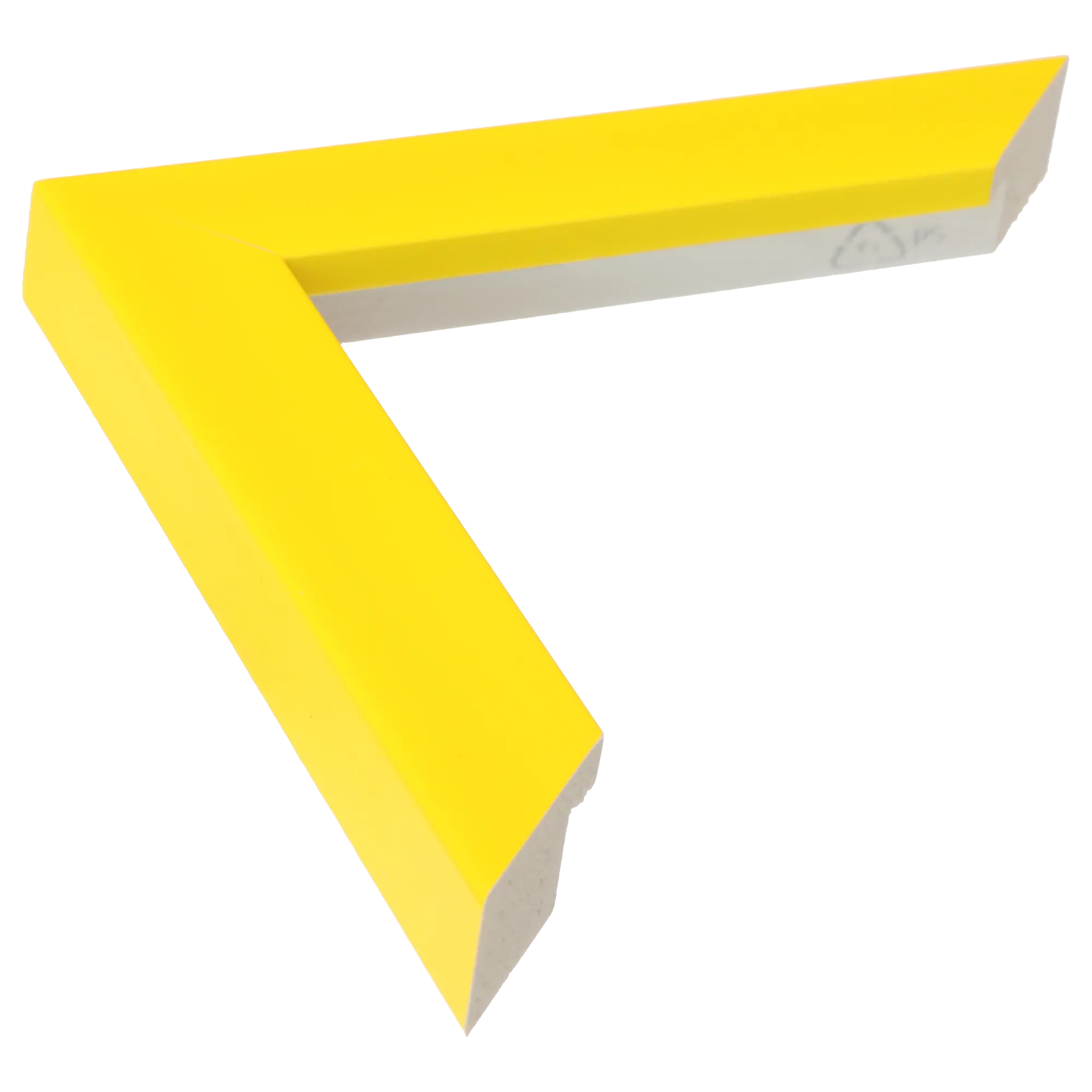 Pure in yellow picture frame