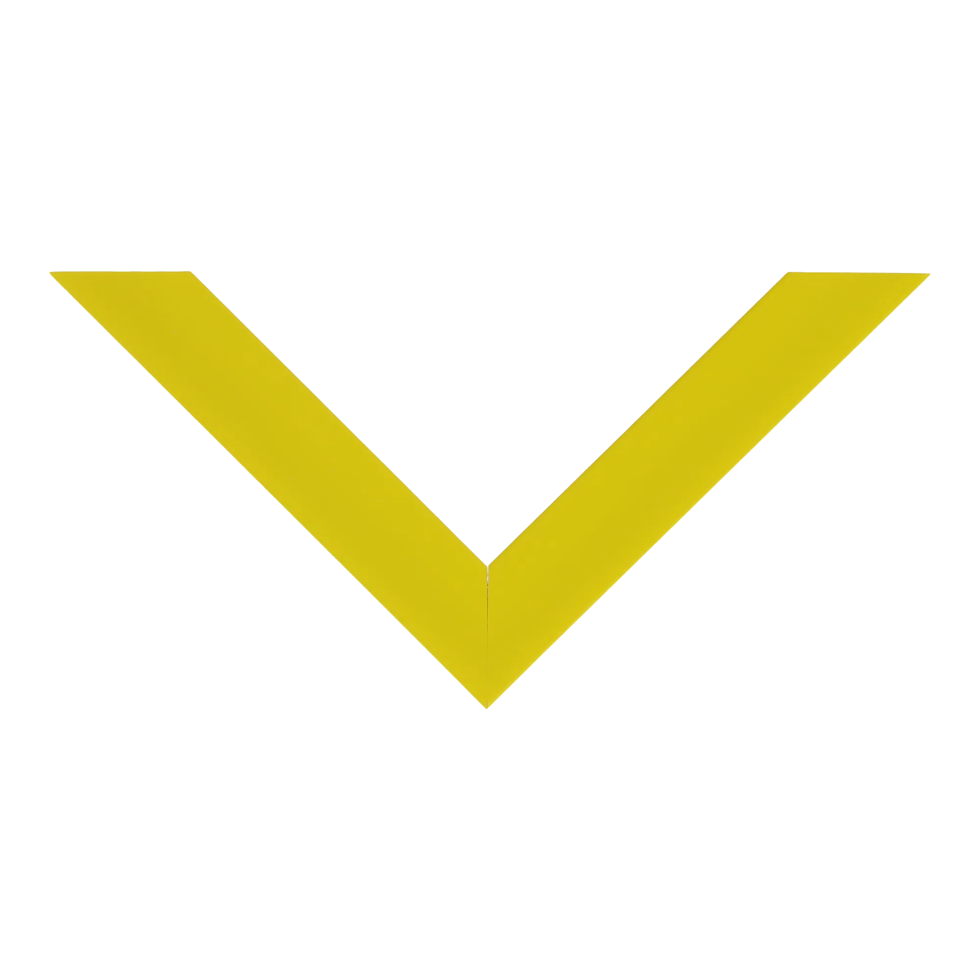 Top view of Pure picture frame in yellow