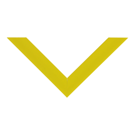 Top view of Pure picture frame in yellow