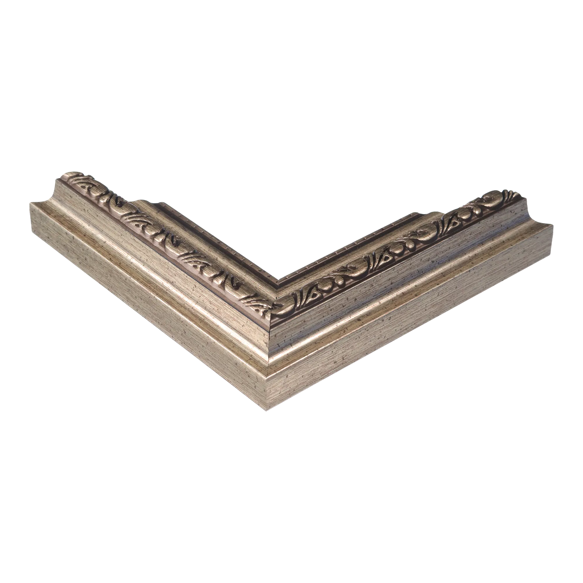 Corner view of Regency in antique silver picture frame