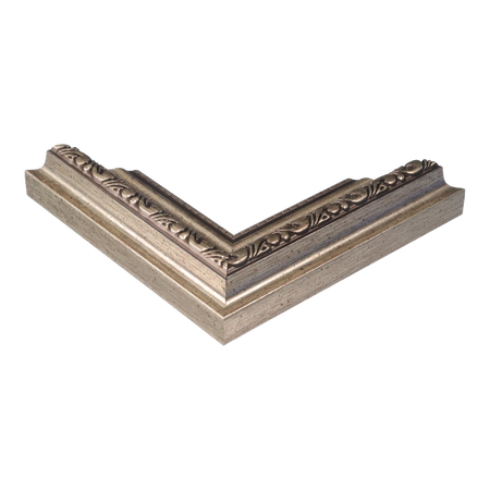 Corner view of Regency in antique silver picture frame