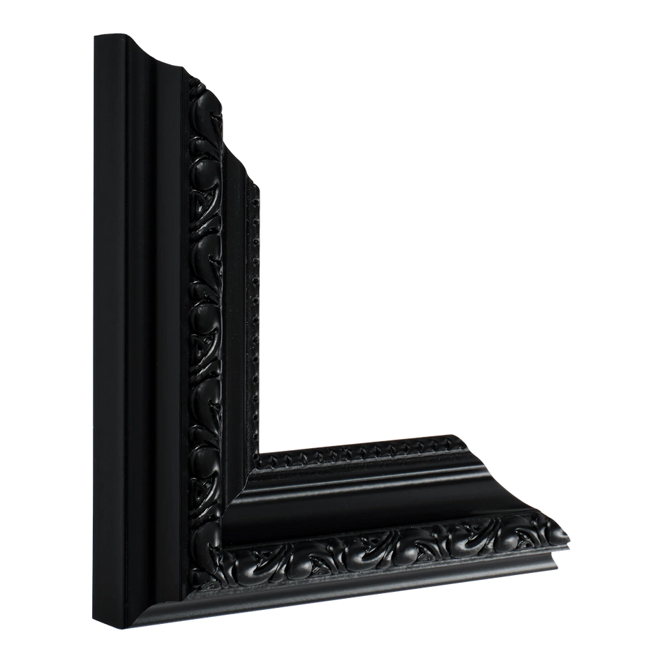 Vertical view of regency matt black picture frame