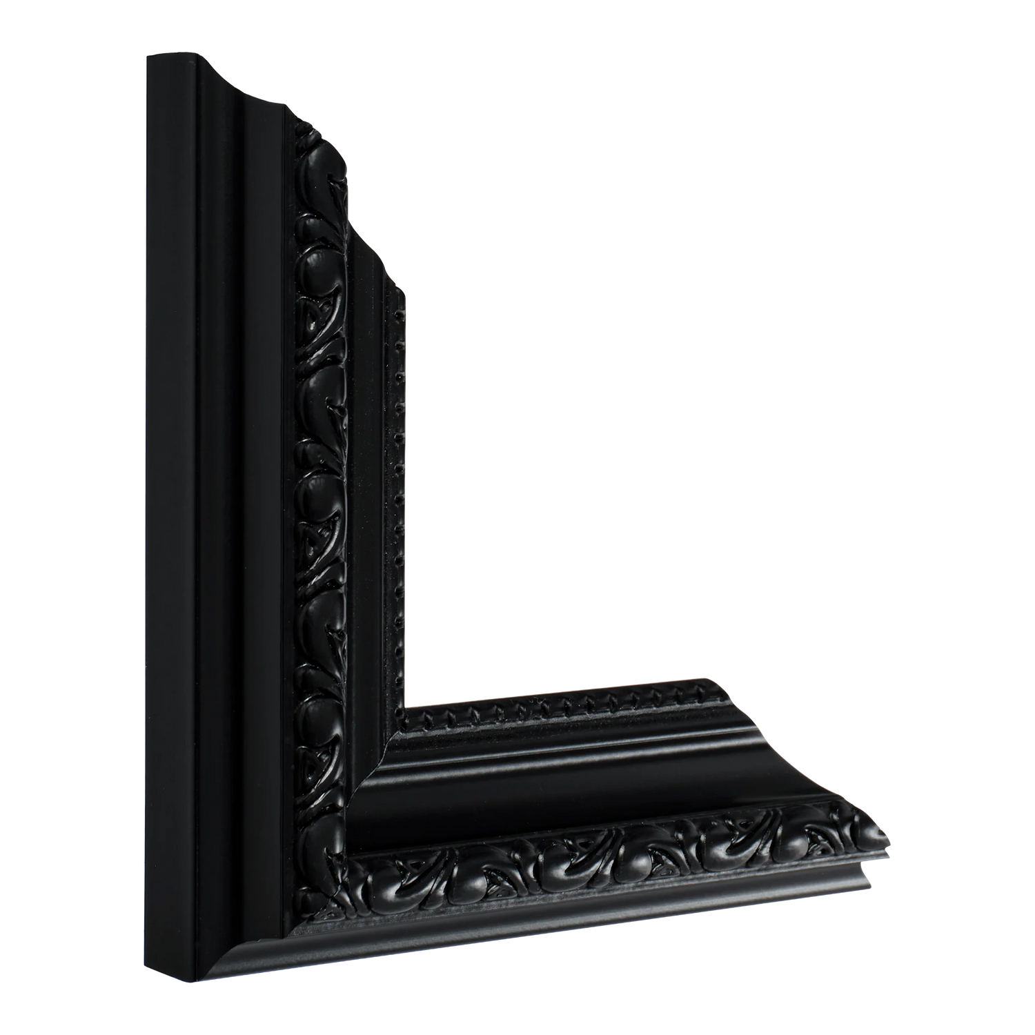 Vertical view of regency matt black picture frame