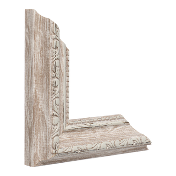 Vertical view of regency walnut picture frame sample