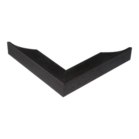 Corner view of Scoop in black picture frame