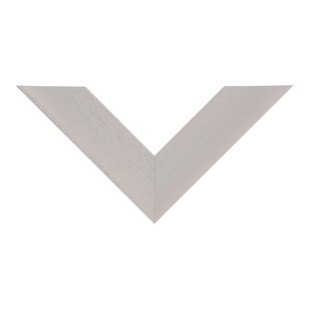 Top view of Scoop picture frame in cream