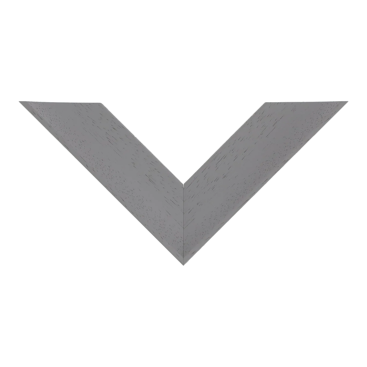 Top view of Scoop picture frame in grey