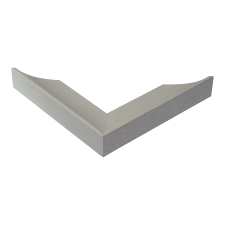 Corner view of Scoop in sage picture frame