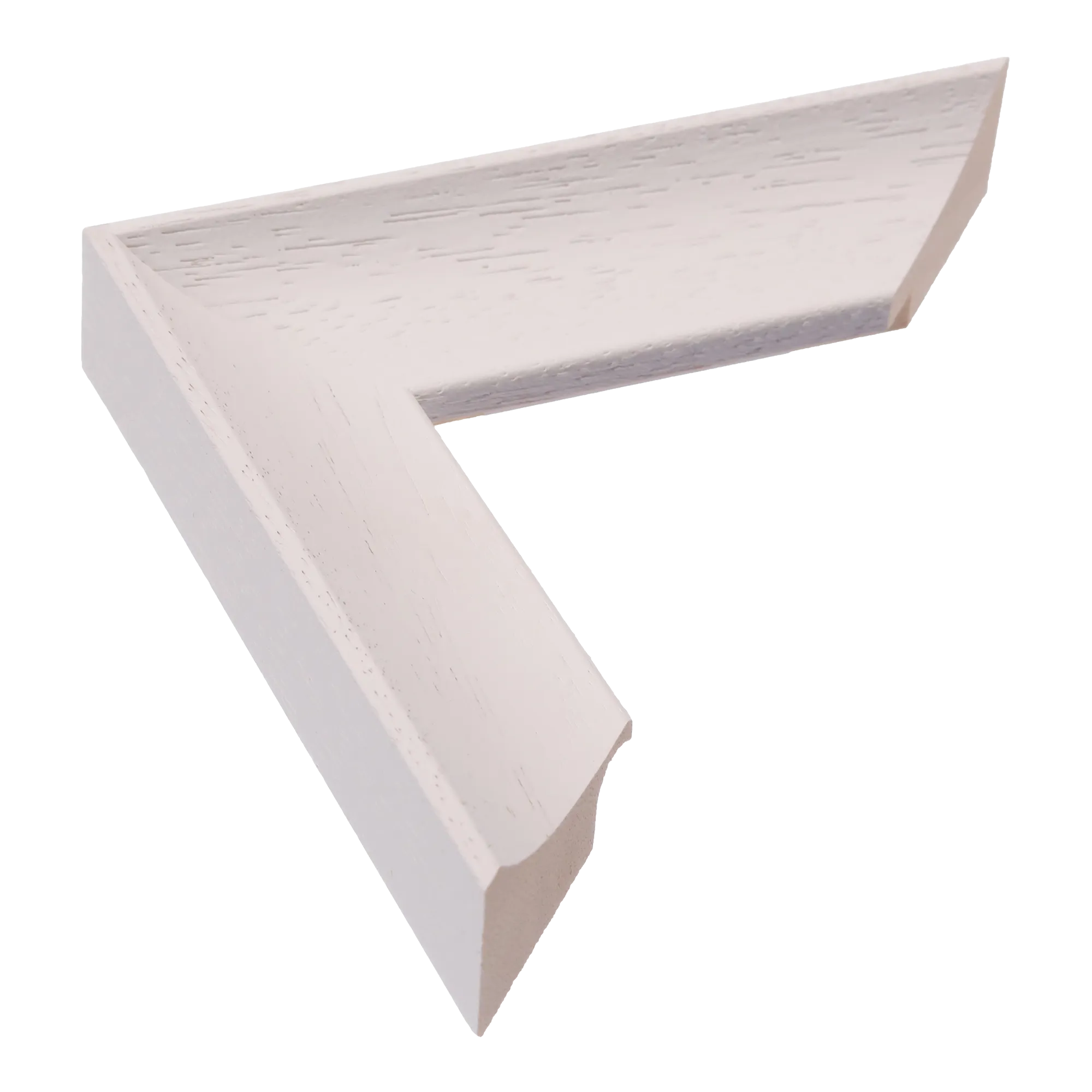 Scoop in white picture frame