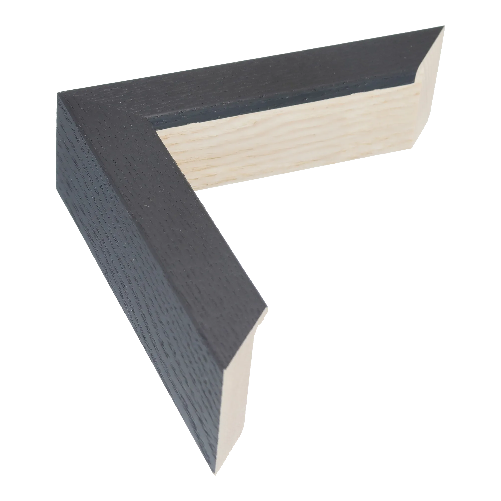 Solid Box in black grain picture frame
