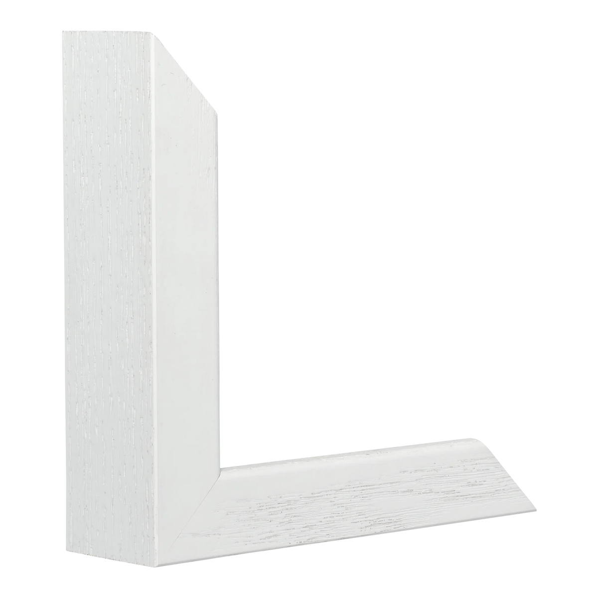 Solid Box in white grain picture frame