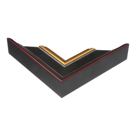 Corner view of Sovereign in brown & gold picture frame