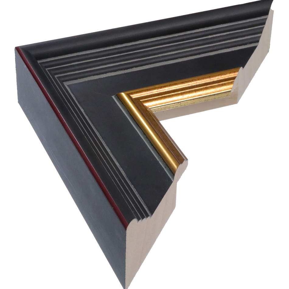 Sovereign in brown & gold picture frame