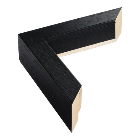 Spacer I in black grain & black picture frame