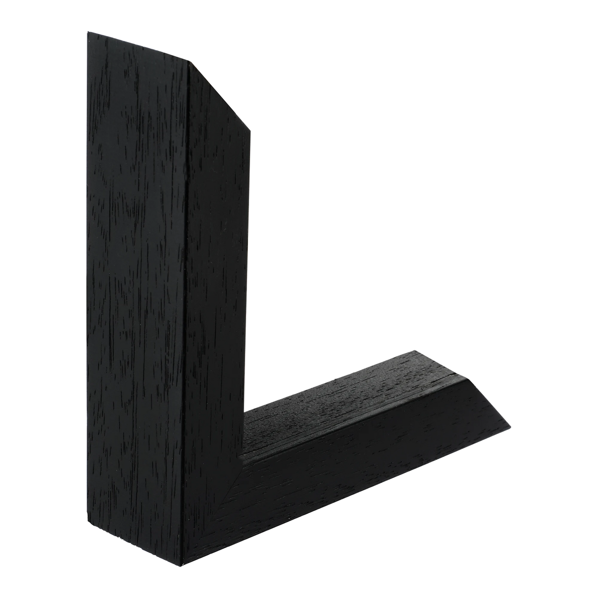 Spacer I in black grain & black picture frame