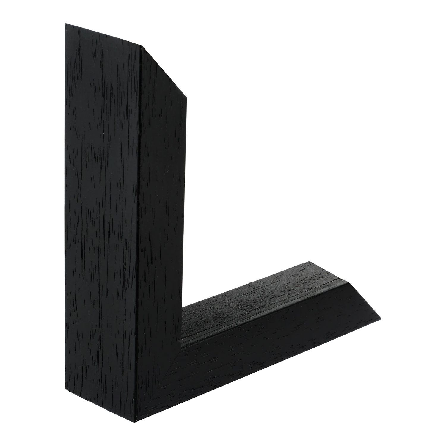 Spacer I in black grain & black picture frame