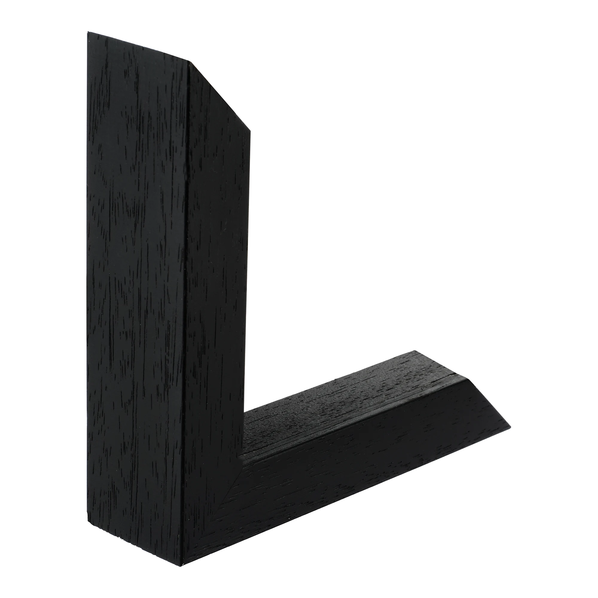 Spacer I in black grain & black picture frame