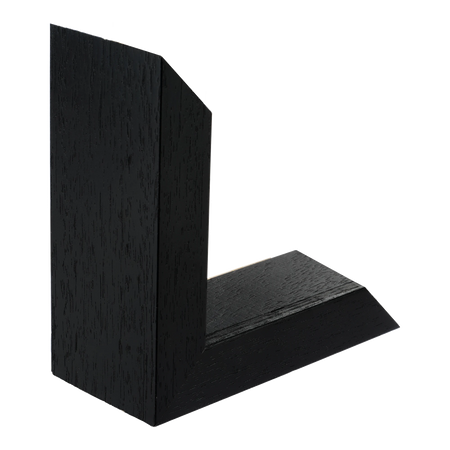 Spacer II in black grain & black picture frame