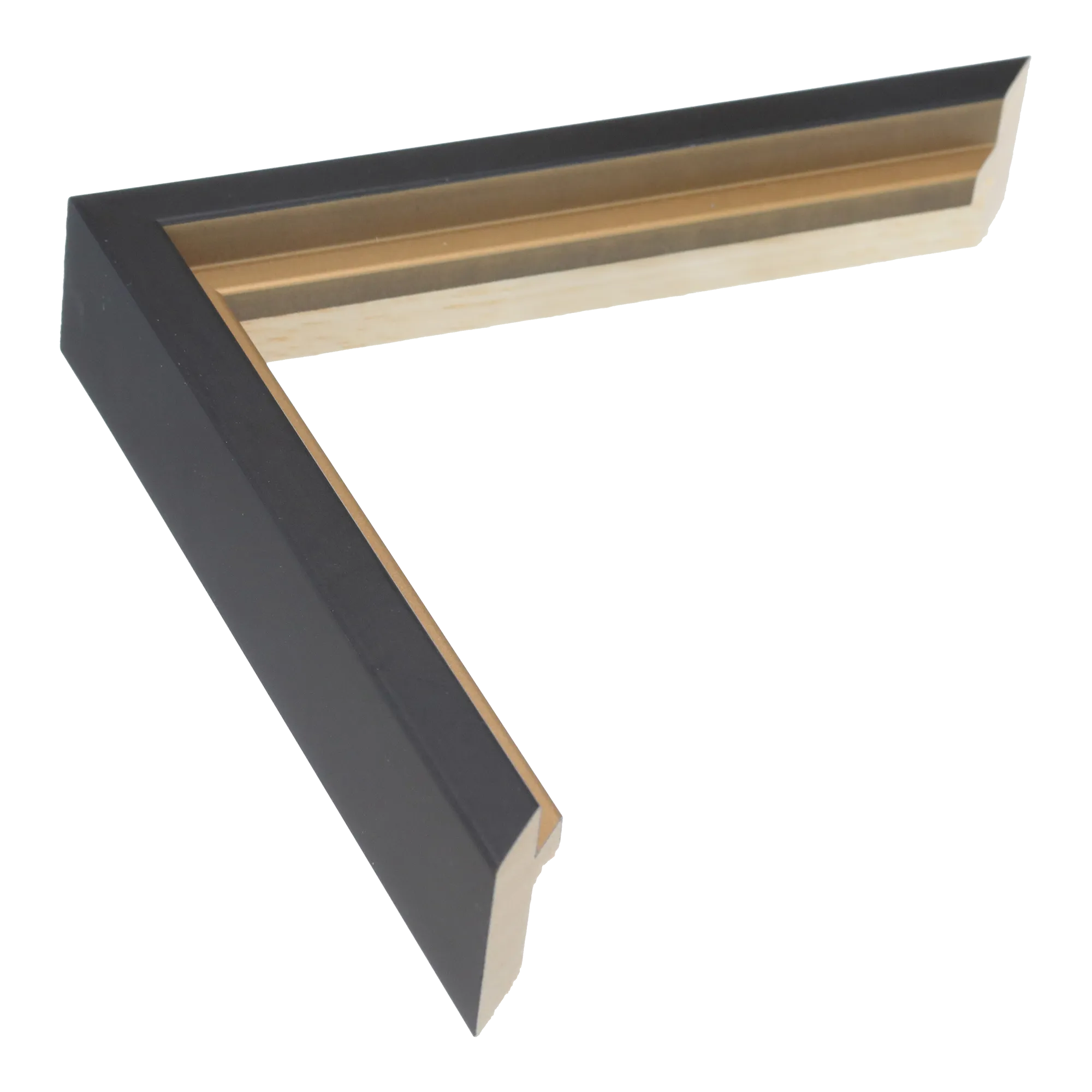 Step in black & gold picture frame