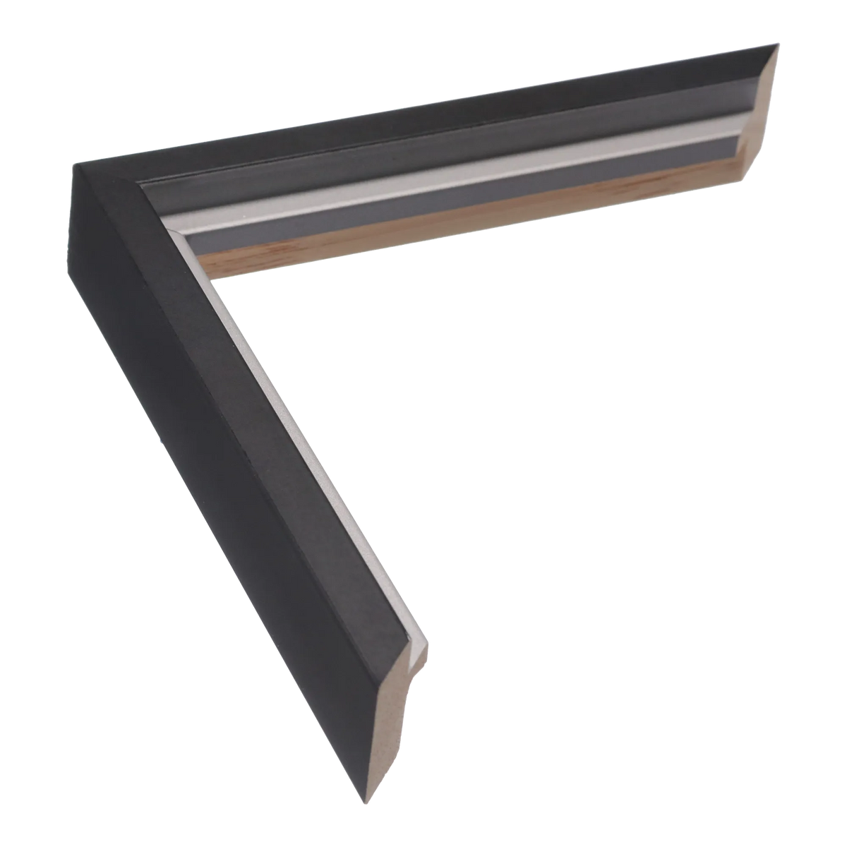 Step in black & silver picture frame