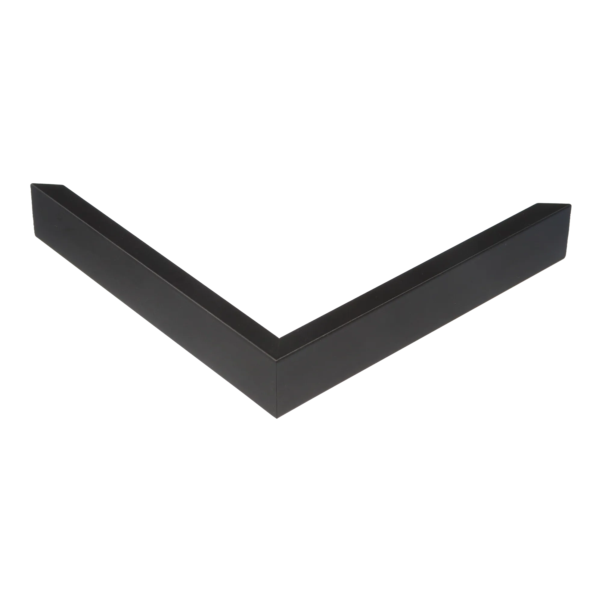 Corner view of Step in black & silver picture frame