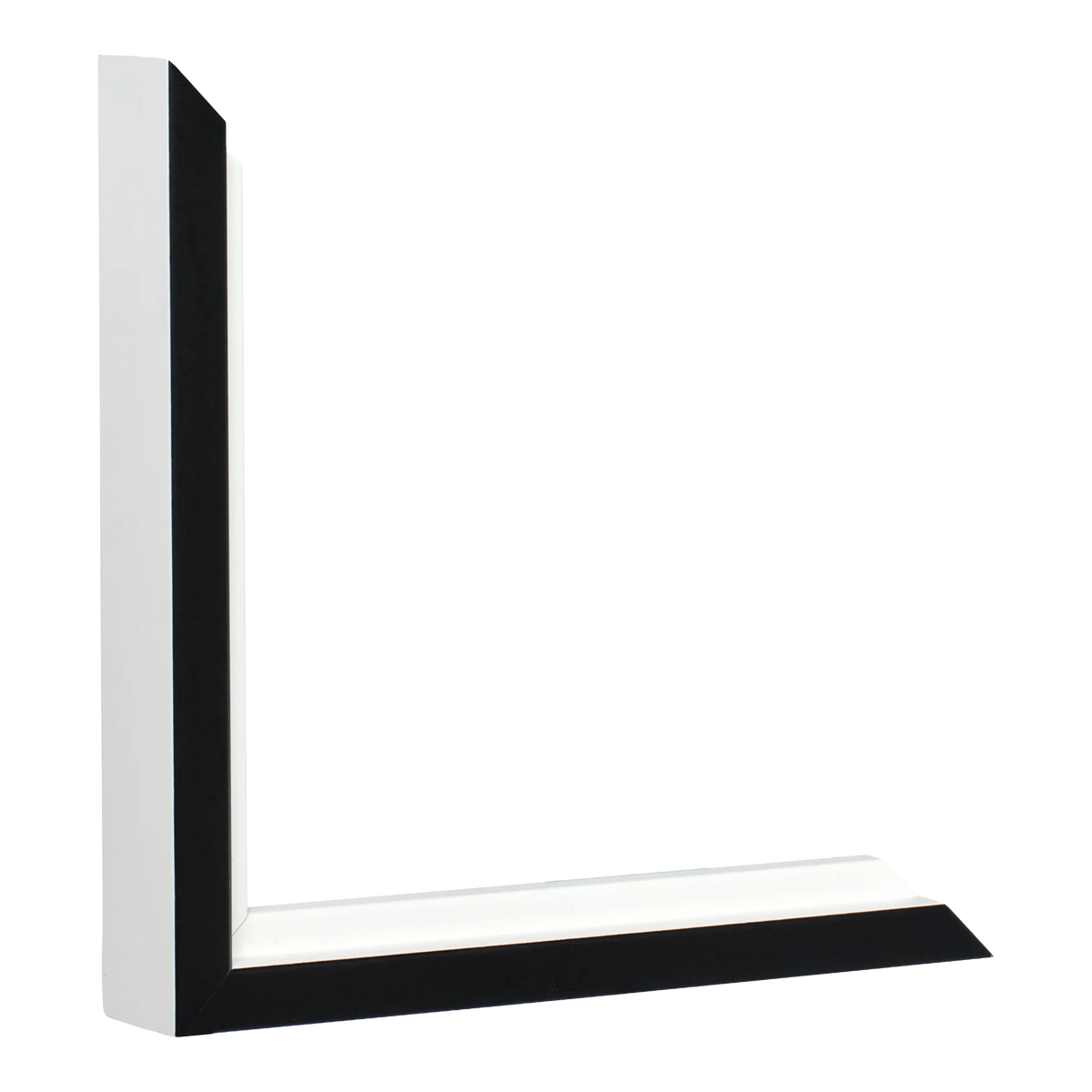 Step in black & white picture frame