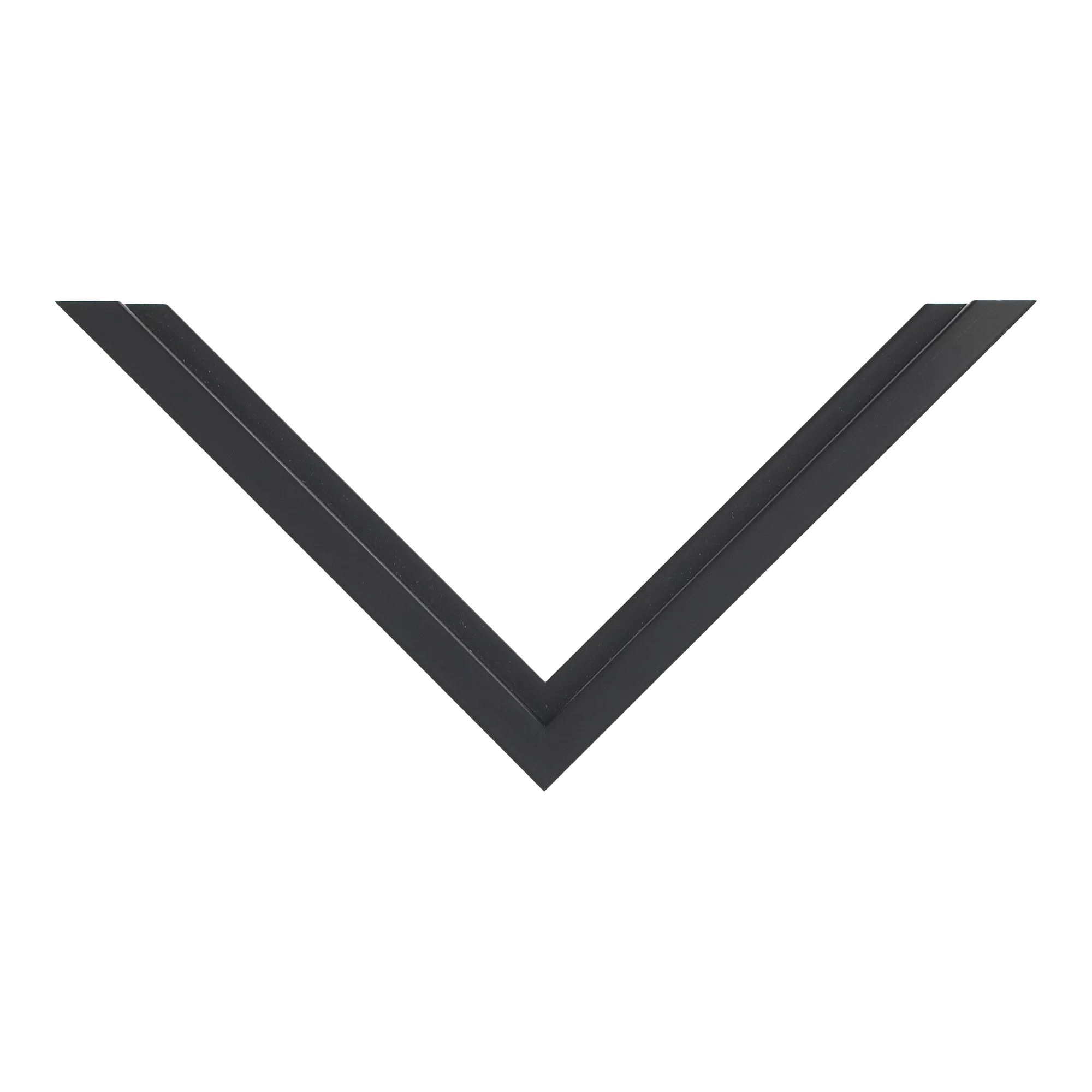 Top view of Step picture frame in black