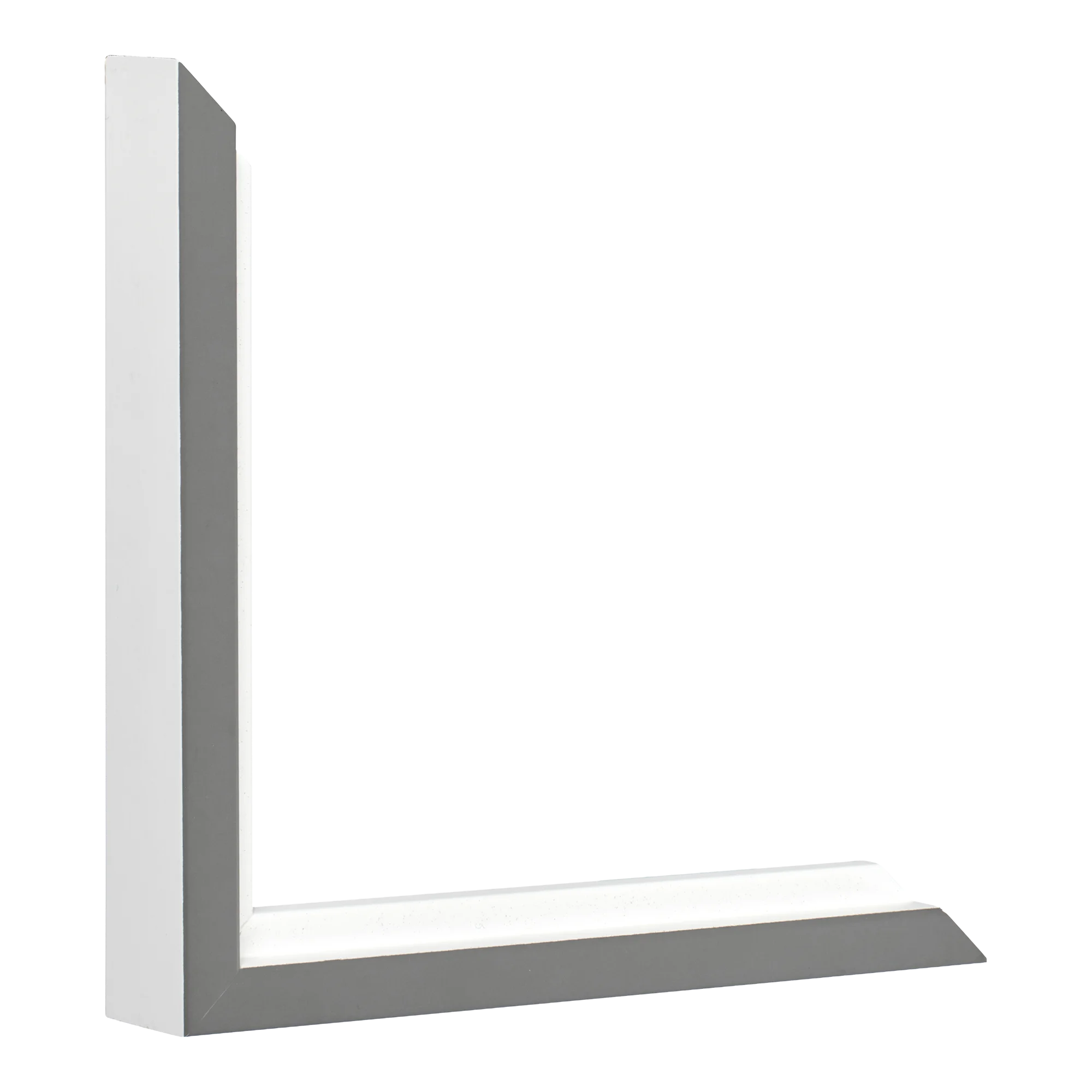 Step in white grey picture frame