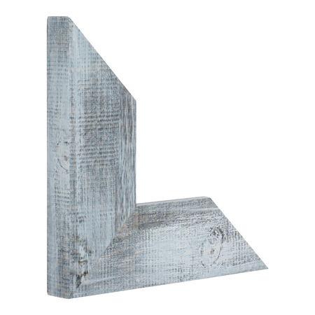 Vertical view of strata blue picture frame