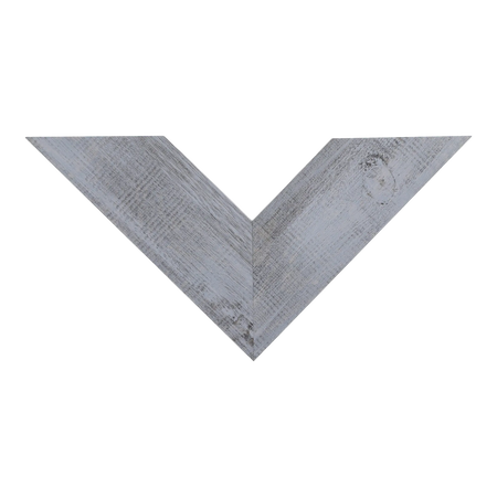 Top view of Strata picture frame in blue