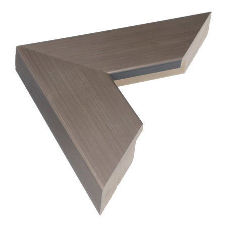 Strata in brushed pewter picture frame