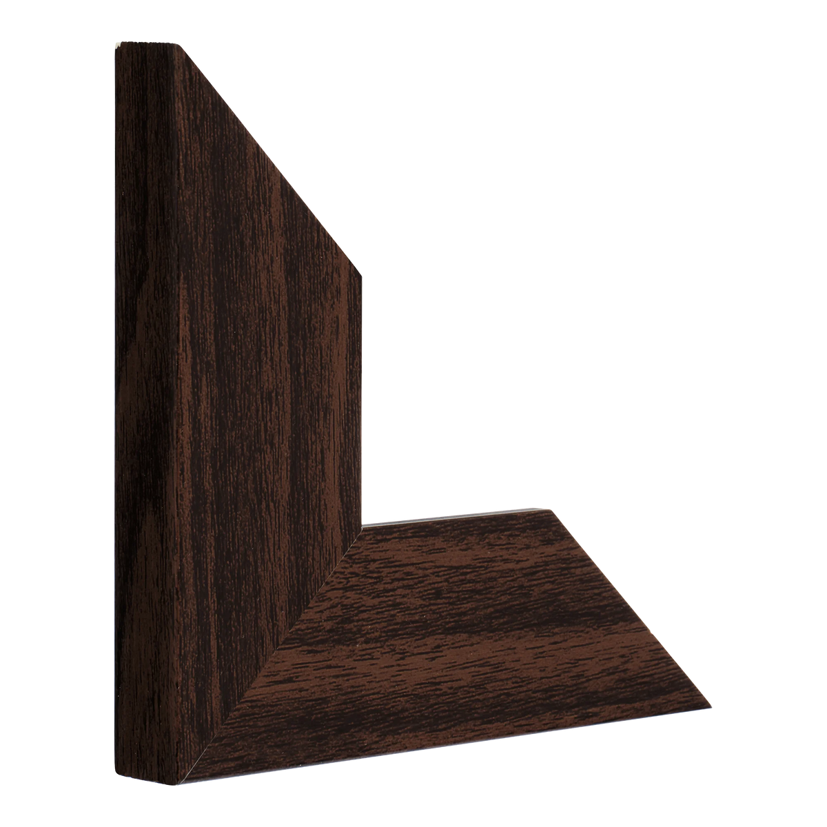 Vertical view of strata brown picture frame