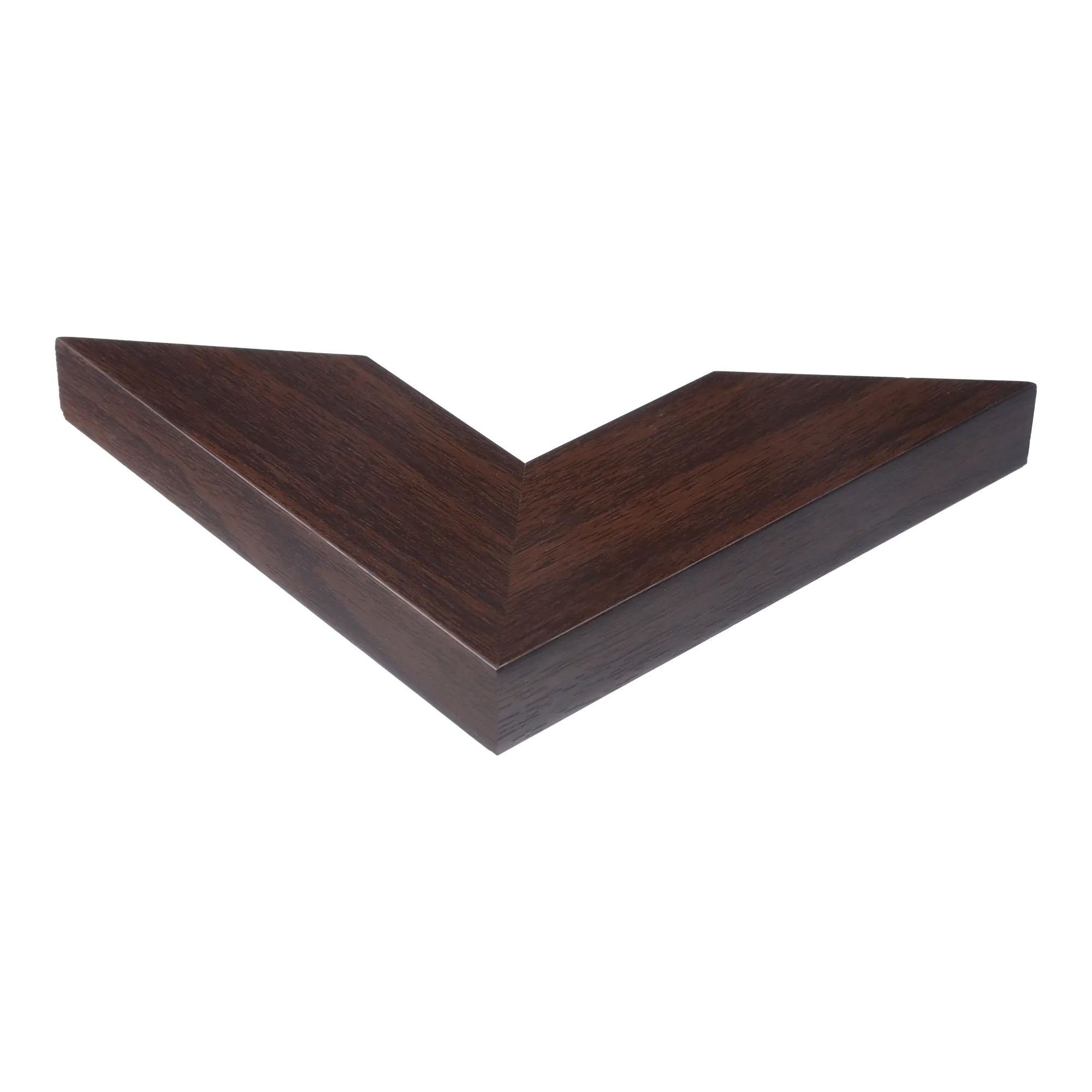 Corner view of Strata in brown picture frame