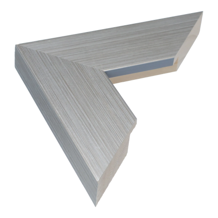Strata in brushed silver picture frame