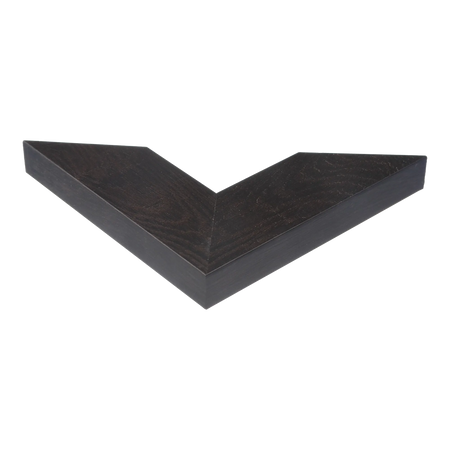 Corner view of Strata in chocolate picture frame